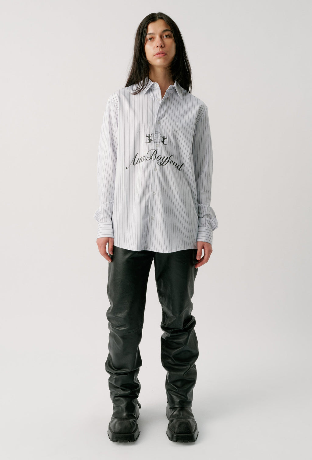 OG PINSTRIPE BUTTON UP SHIRT