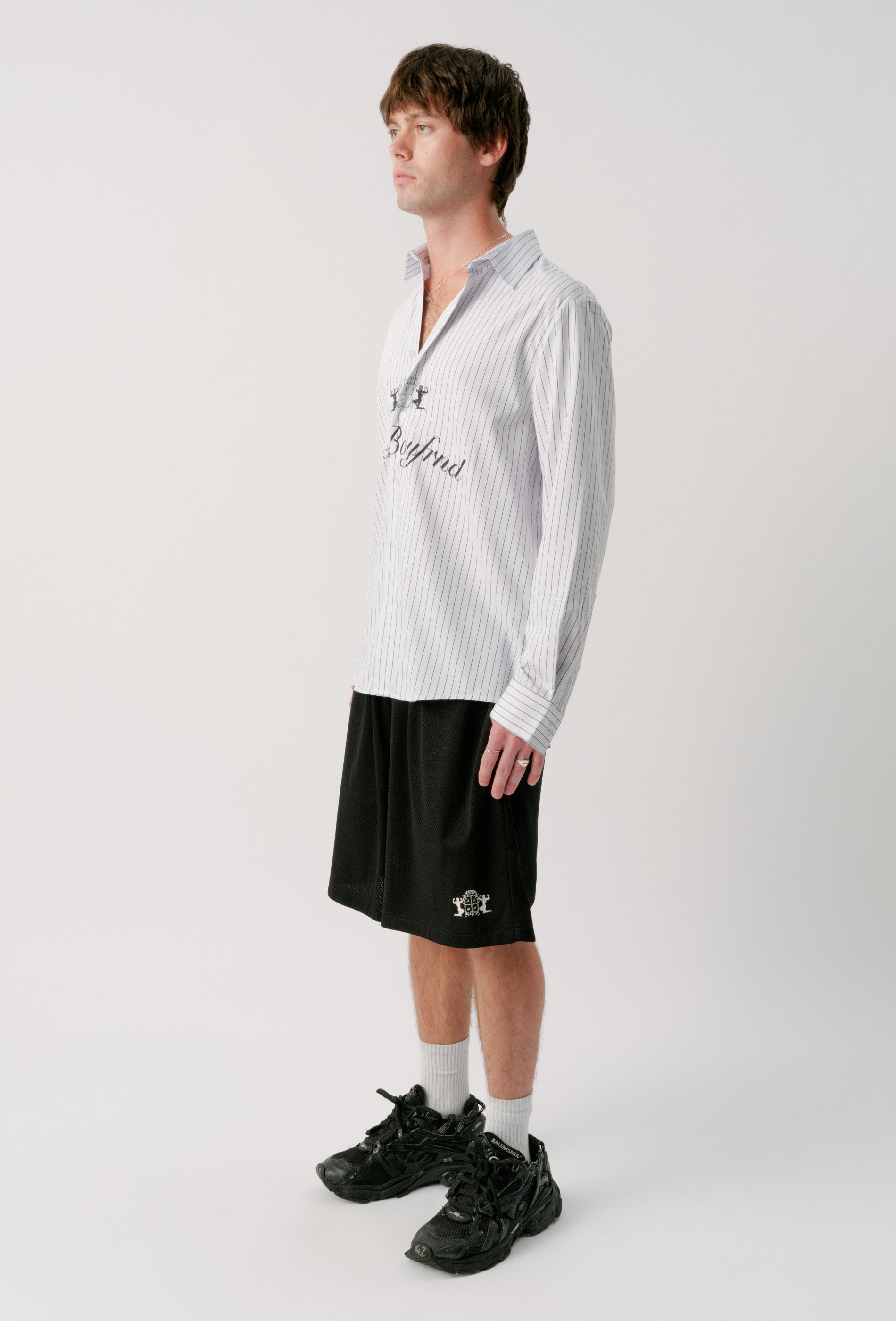 OG PINSTRIPE BUTTON UP SHIRT