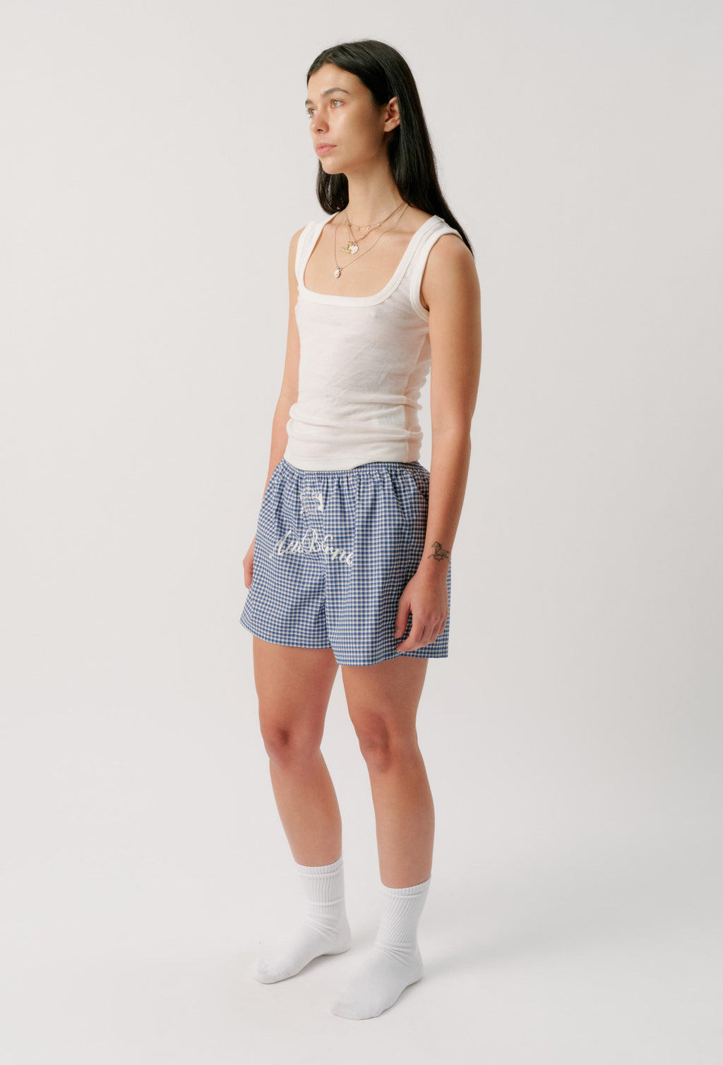 BOYFRND BOXER - NAVY CHECK