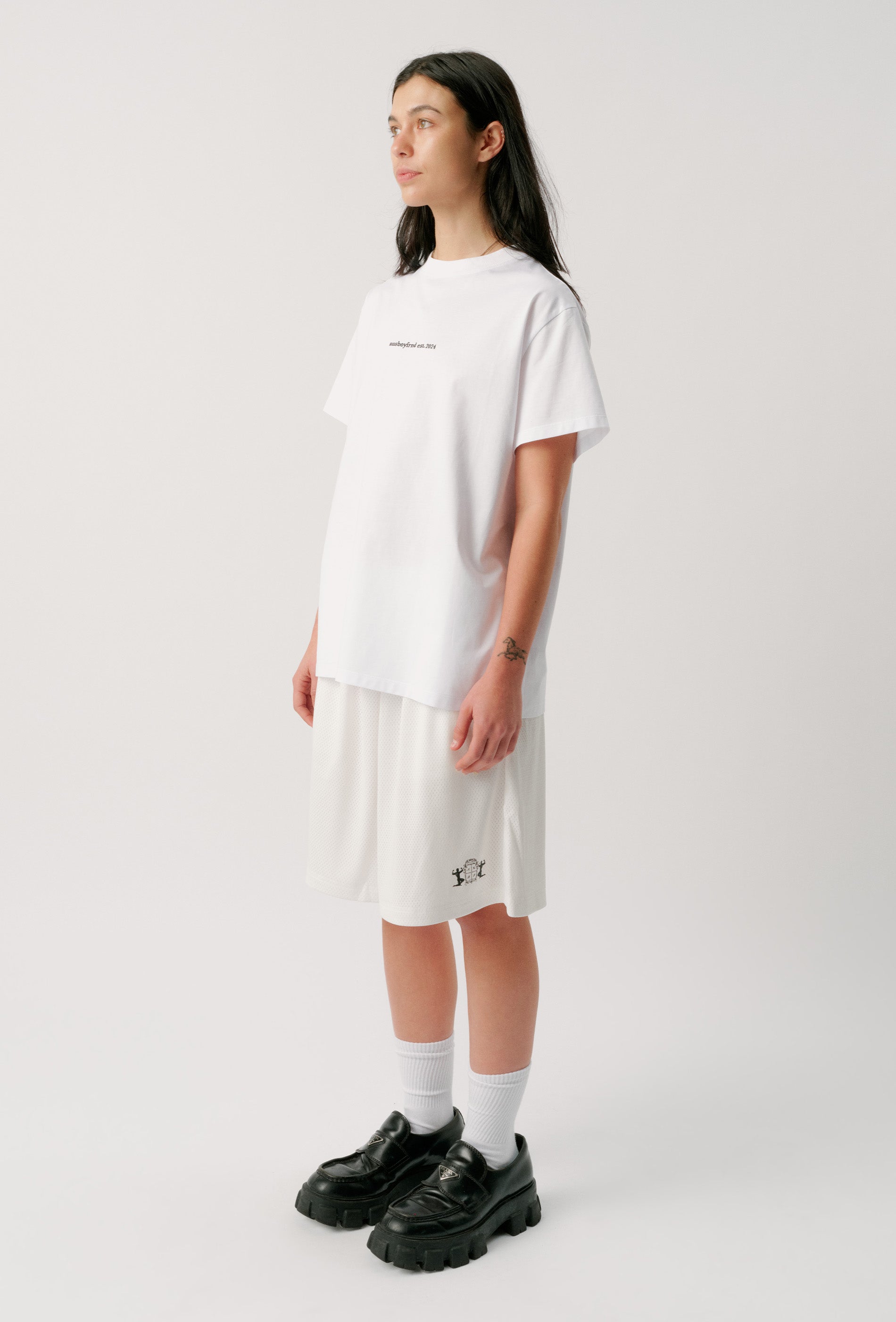 LOCKER ROOM SHORT - WHITE