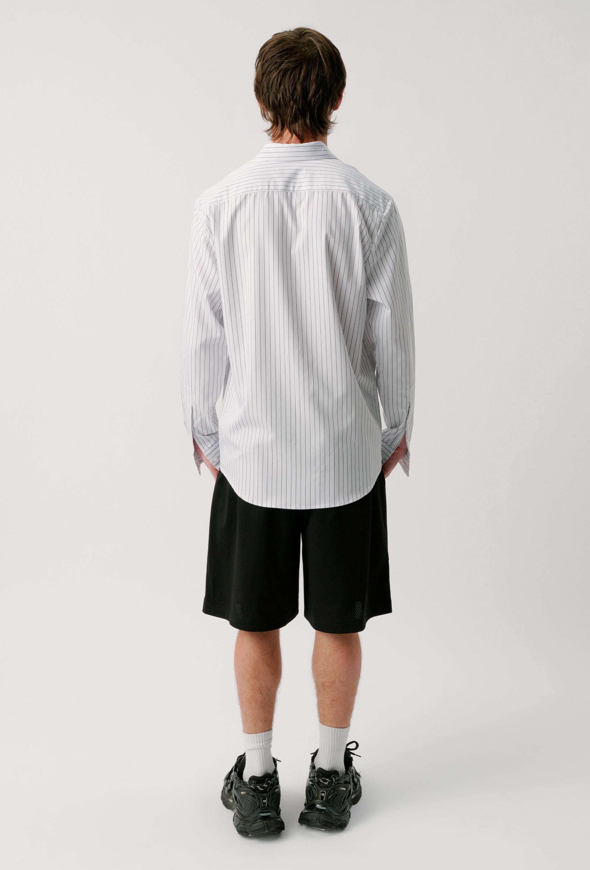 OG PINSTRIPE BUTTON UP SHIRT
