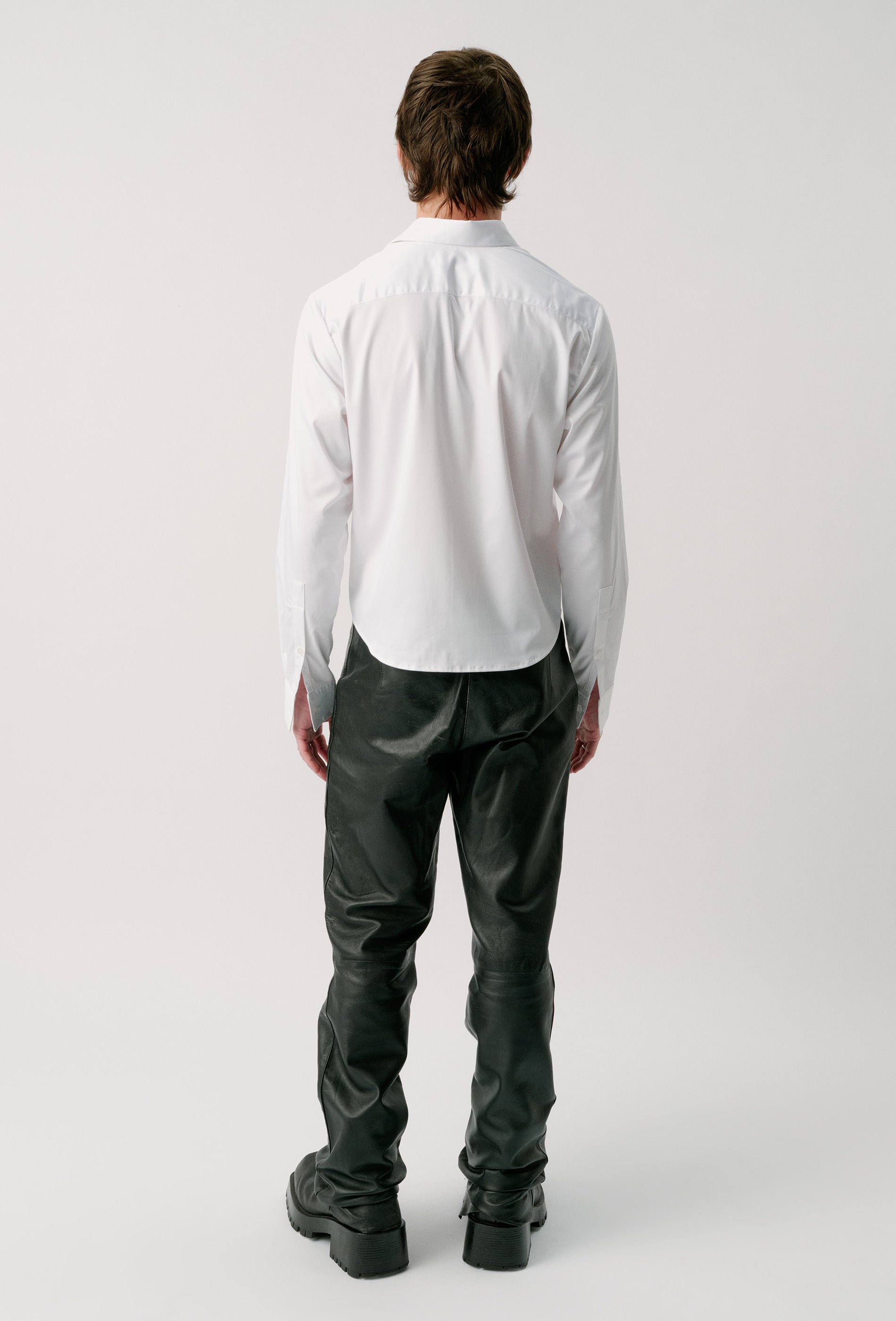 CROPPED SPORTSTAR BUTTON UP SHIRT