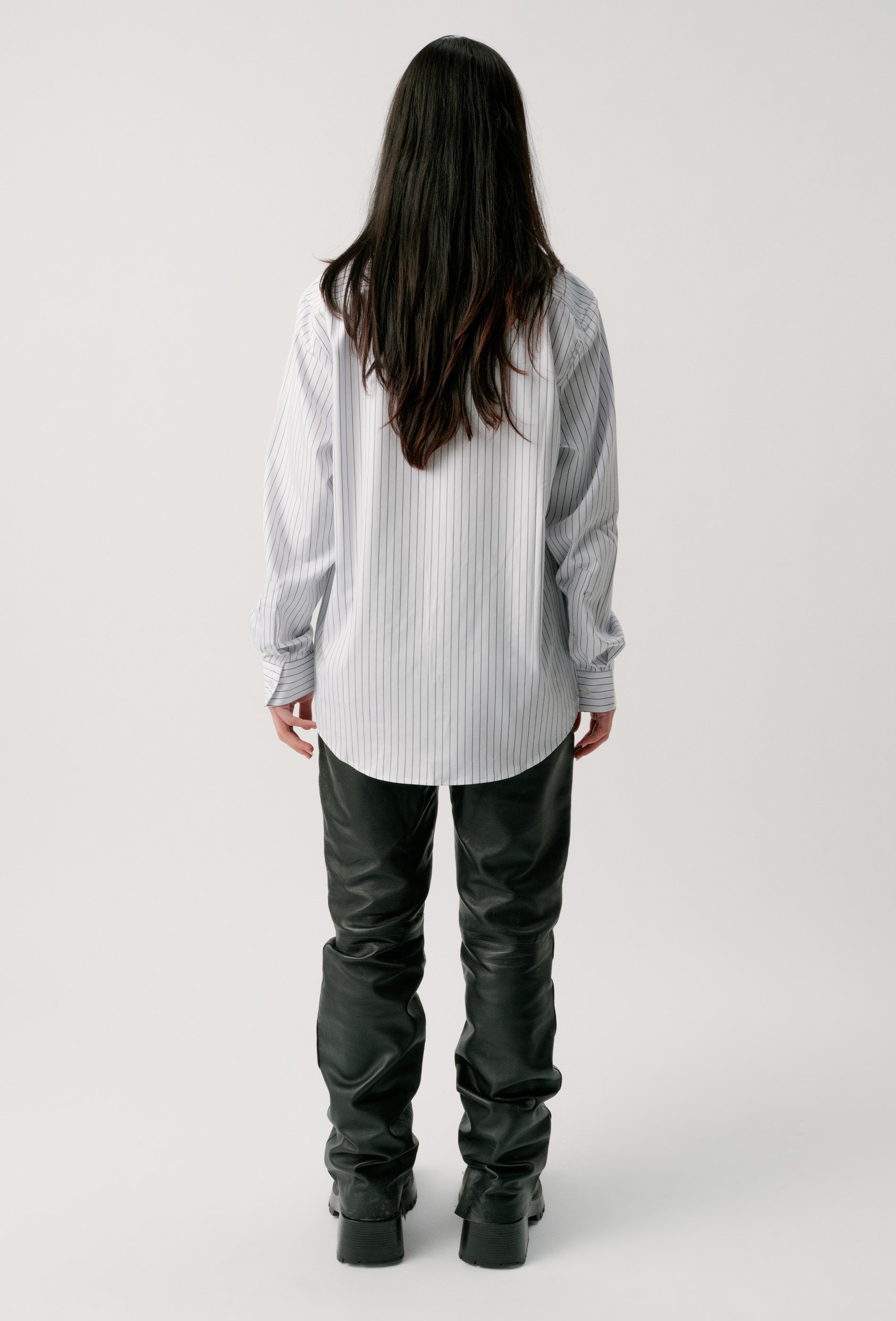OG PINSTRIPE BUTTON UP SHIRT